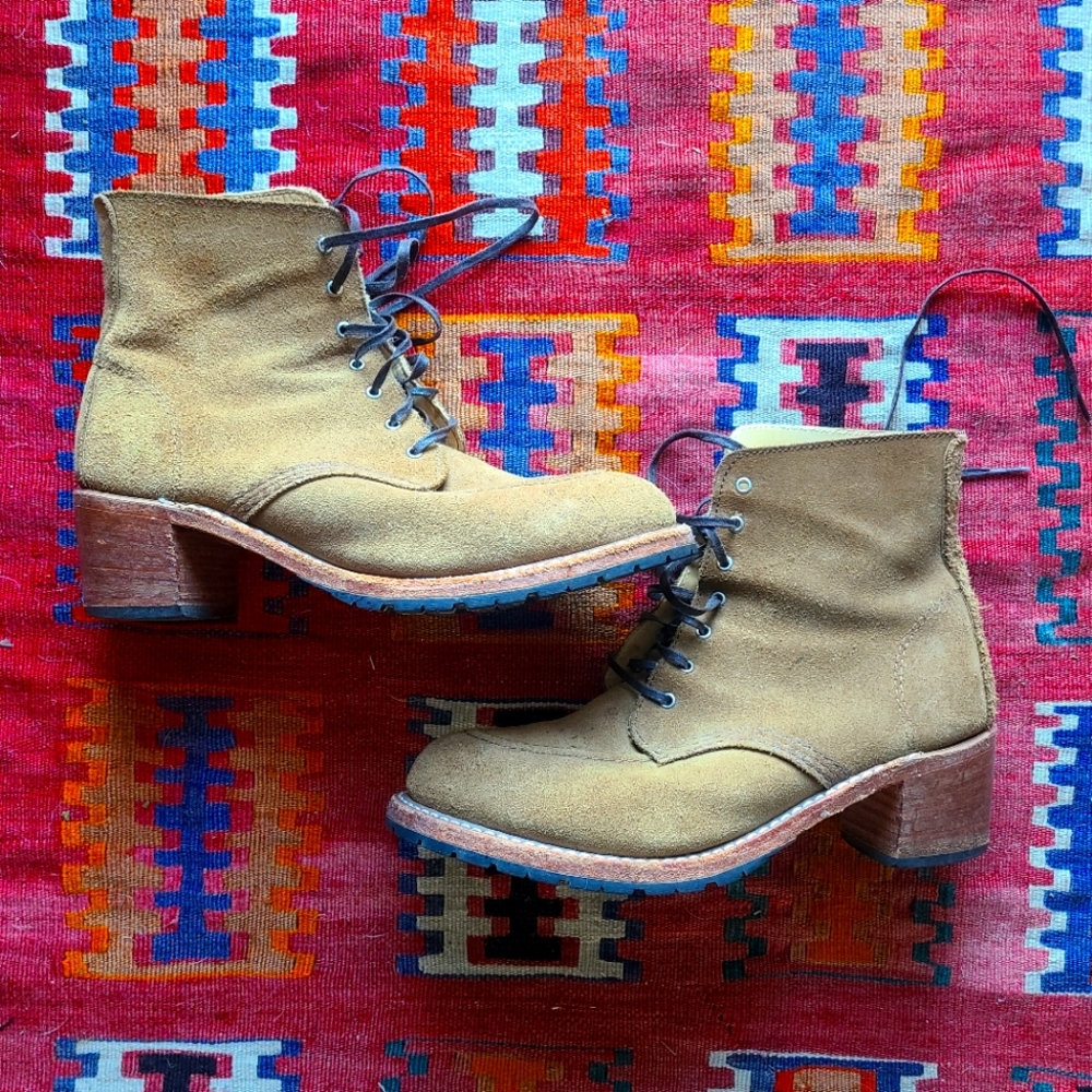 Red Wing suede Clara boots